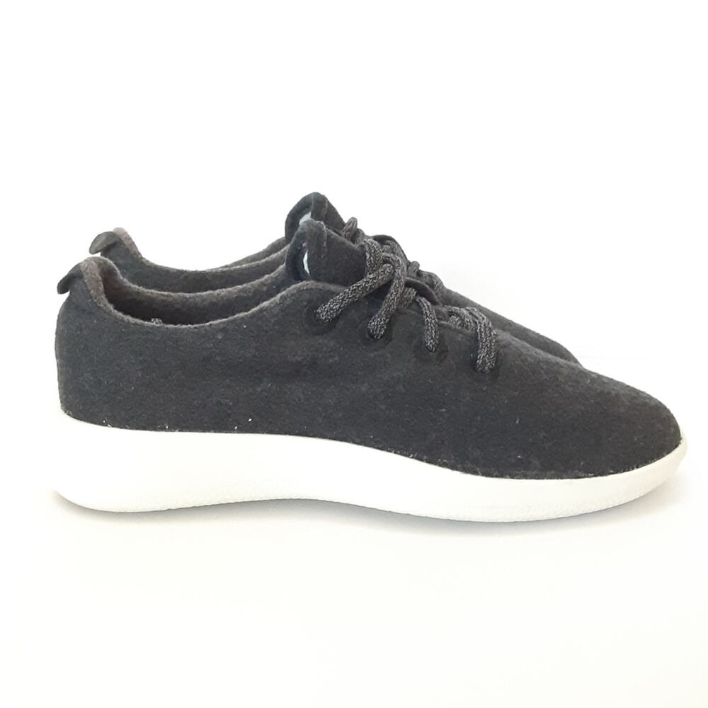 Allbirds Merino Wool Running Shoes Charcoal Gray Cream Sneakers Womens 6 Winter